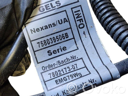 Dzinēja vadu instalācija
