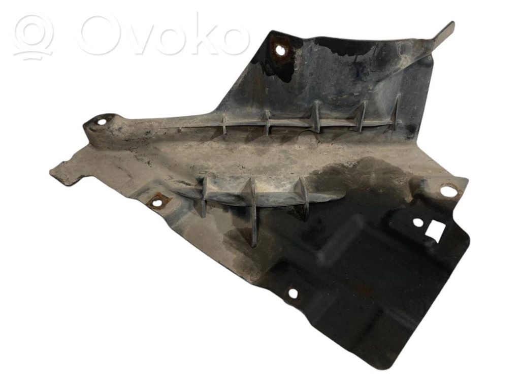 Под защитой двигателя (спереди)