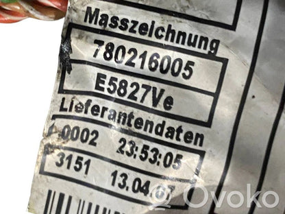 Dzinēja vadu instalācija