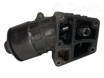 Oil filter holder/cooler