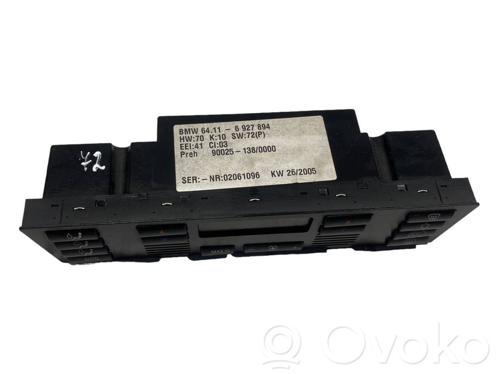 Gaisa kondicioniera / klimata kontroles / salona apsildes vadības bloks (salonā)