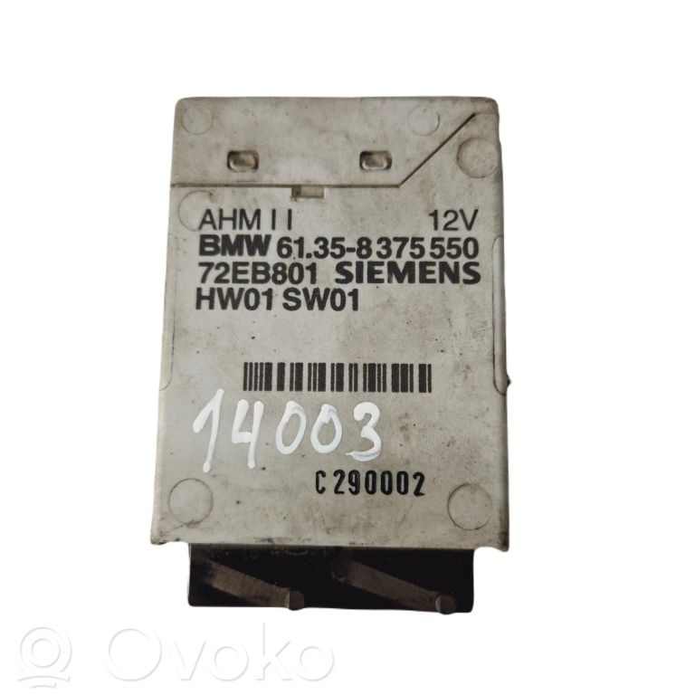 Trailer hitch control unit