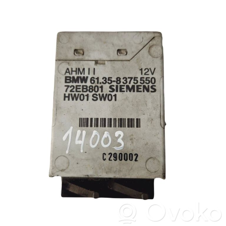 Trailer hitch control unit