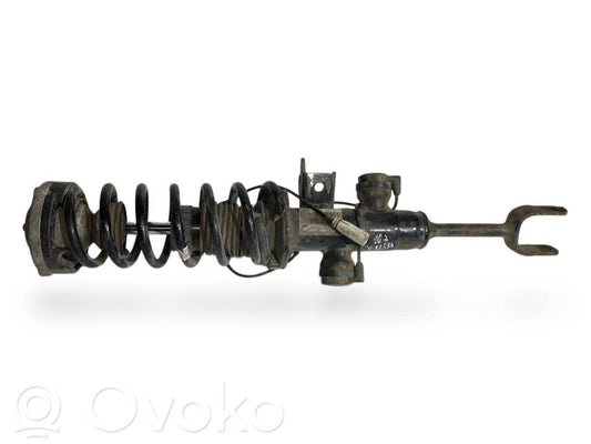 Front shock absorber with spring