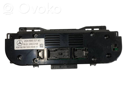 Gaisa kondicioniera / klimata kontroles / salona apsildes vadības bloks (salonā)