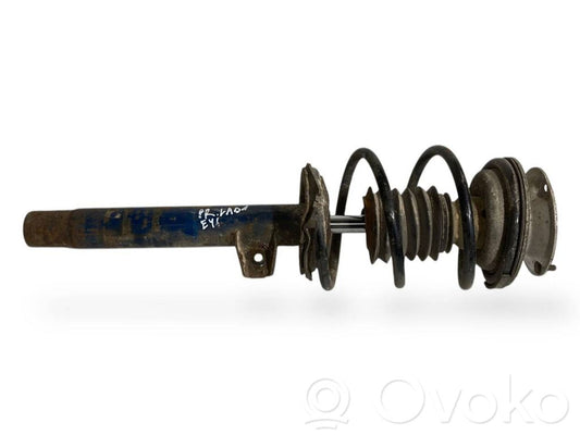 Front shock absorber with spring