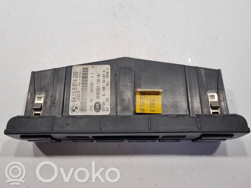 Gaisa kondicioniera / klimata kontroles / salona apsildes vadības bloks (salonā)