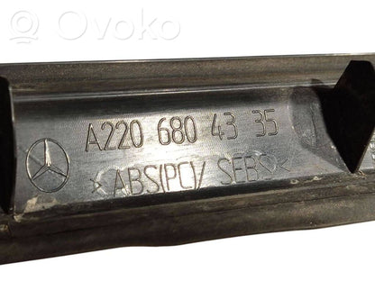 Priekšējā sliekšņa dekoratīvā apdare (iekšējā)
