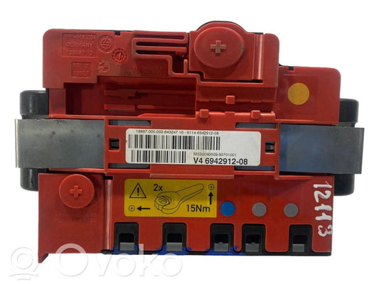 Узел соединения положительного провода