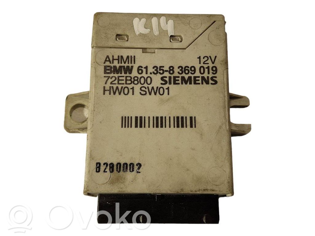 Trailer hitch control unit