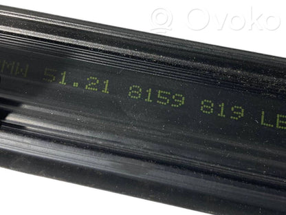 Front door glass trim