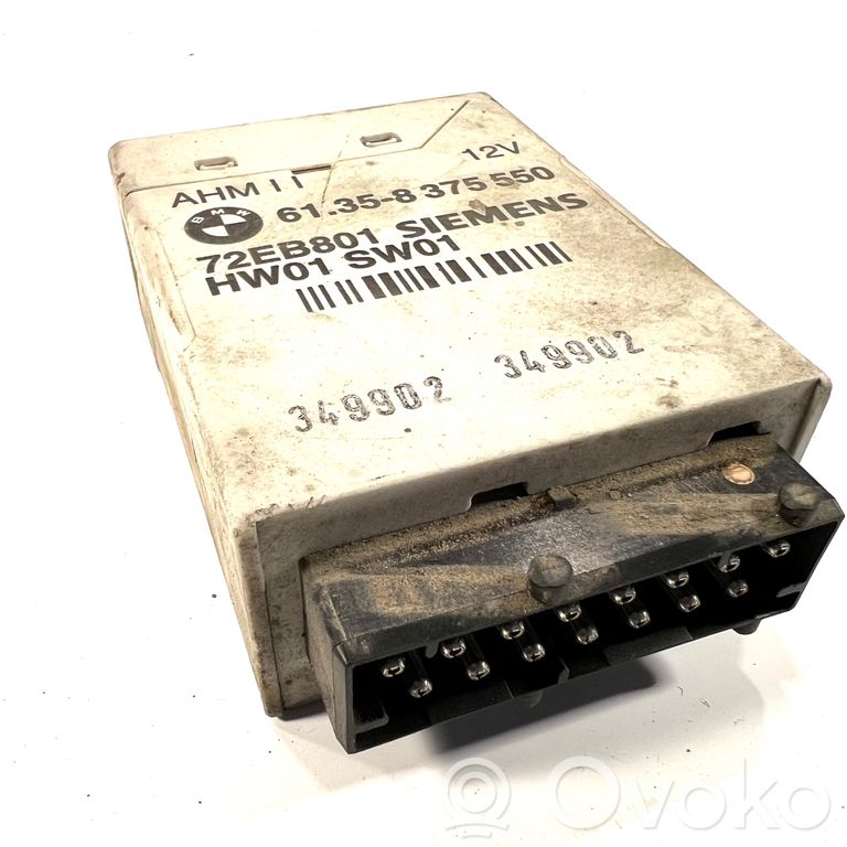 Trailer hitch control unit