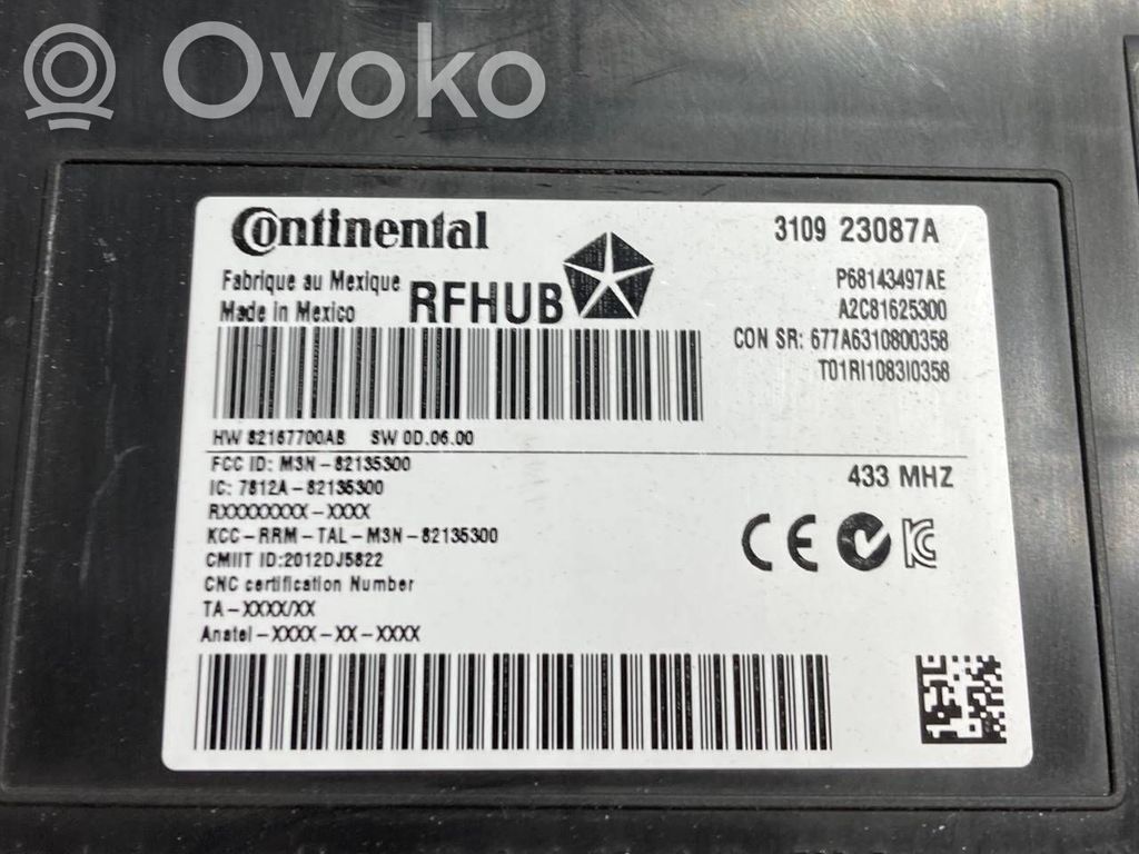 Keyless go vadības bloks