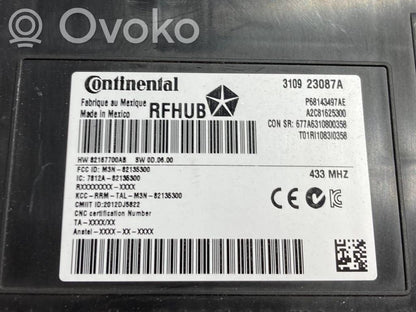 Keyless go vadības bloks