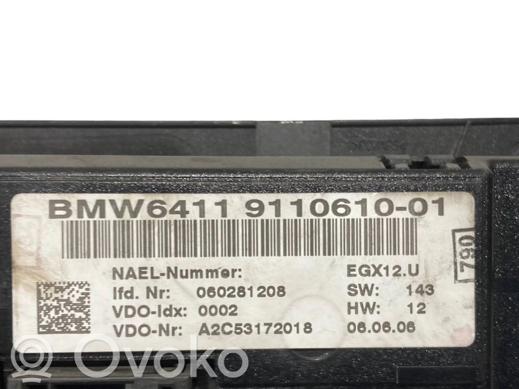 Air conditioning / climate control / interior heating control unit (in the passenger compartment)