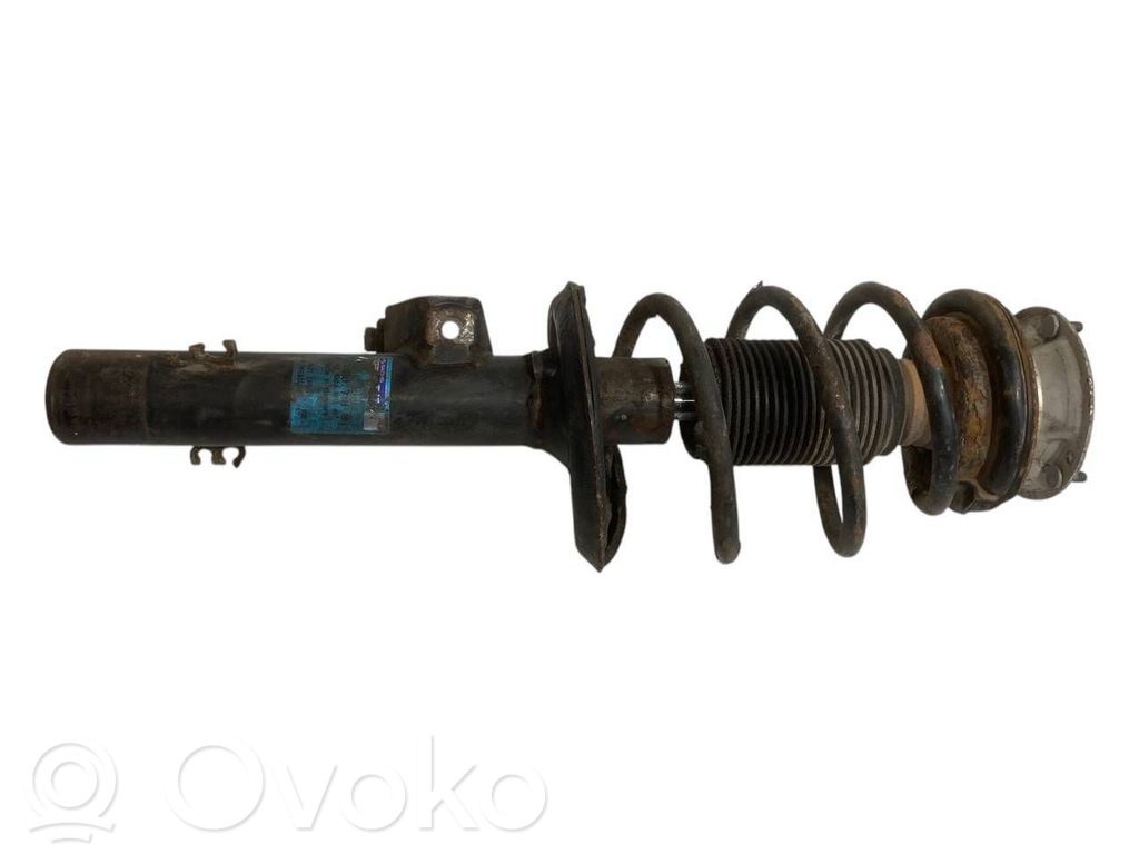 Front shock absorber with spring