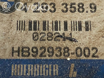 Bagāžnieka pārsega hidraulikas sūknis