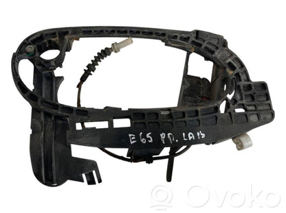 Holder/bracket for external opening handle at the front