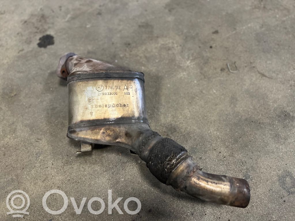 Передняя выхлопная труба