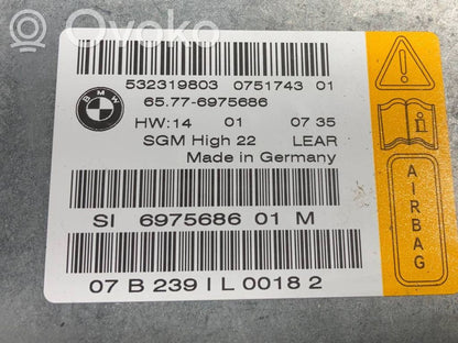 Gaisa spilvenu vadības bloks