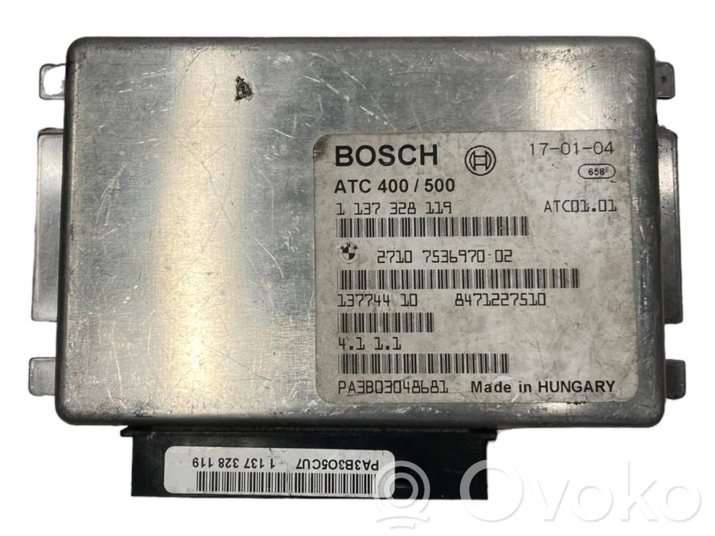 Pārnesumkārbas vadības bloks