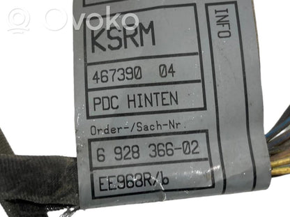 Parkošanas (PDC) sensoru vadu instalācija