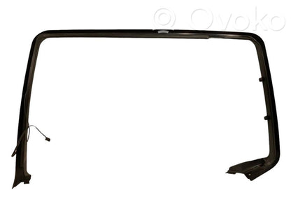 Rear door glass frame