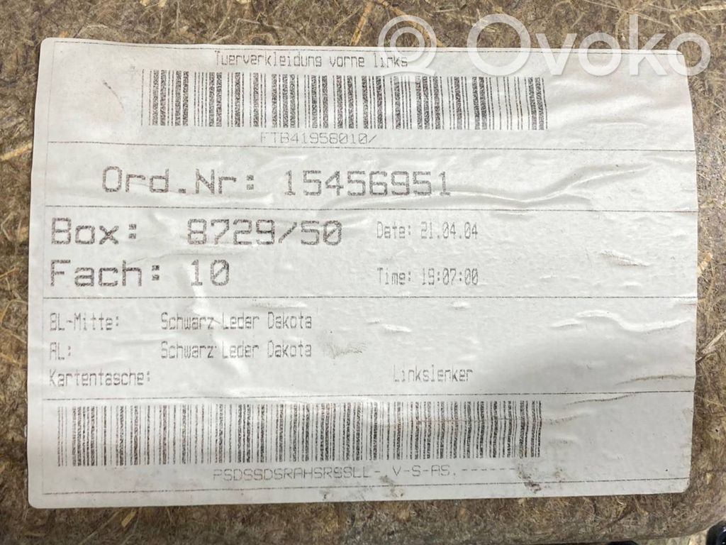 Priekšējo durvju apdare