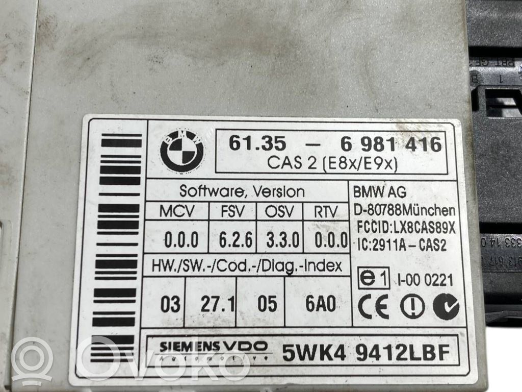 Aizdedzes ECU komplekts