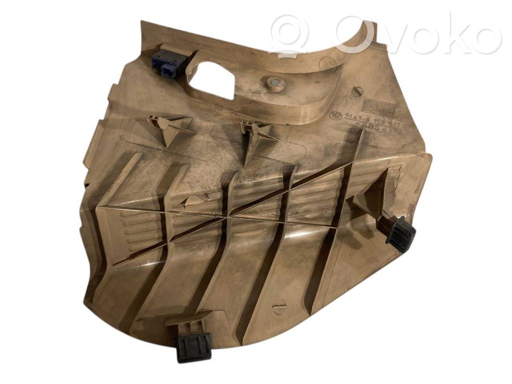 Kāju zonas sānu dekoratīvā apdare