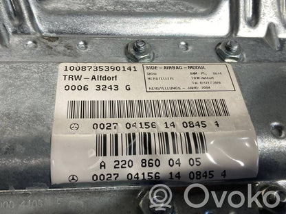 Aizmugurējo durvju drošības spilvens