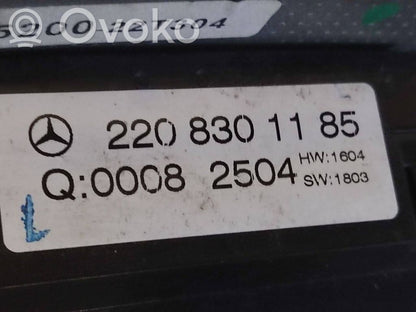 Gaisa kondicioniera / klimata kontroles / salona apsildes vadības bloks (salonā)