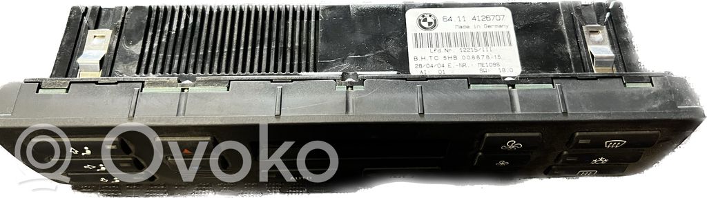 Air conditioning / climate control / interior heating control unit (in the passenger compartment)