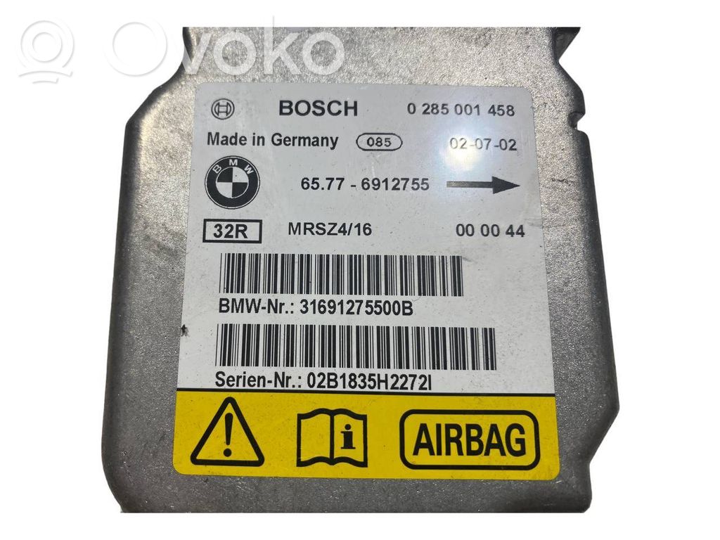 Airbag control unit