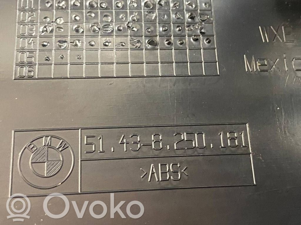 Kāju zonas sānu dekoratīvā apdare