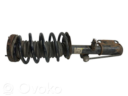 Front shock absorber with spring