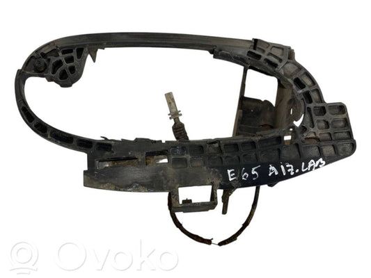 Holder/bracket for external opening handle at the back