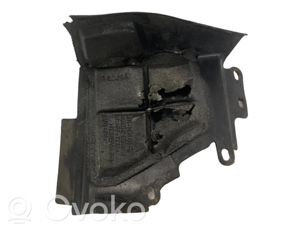 Under engine guard (front)