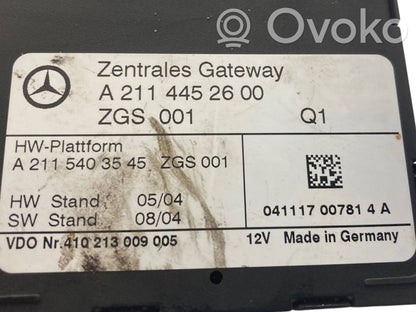 Gateway control module