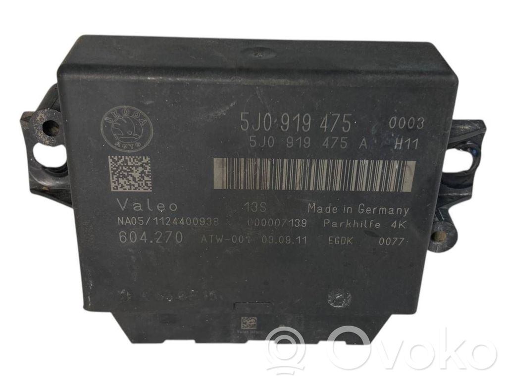 Parking (PDC) control unit