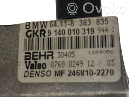 Mazā radiatora ventilatora reostats