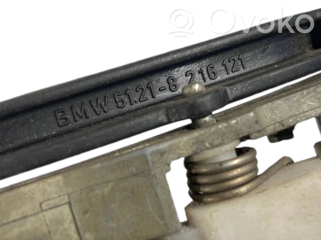 Holder/bracket for external opening handle at the front