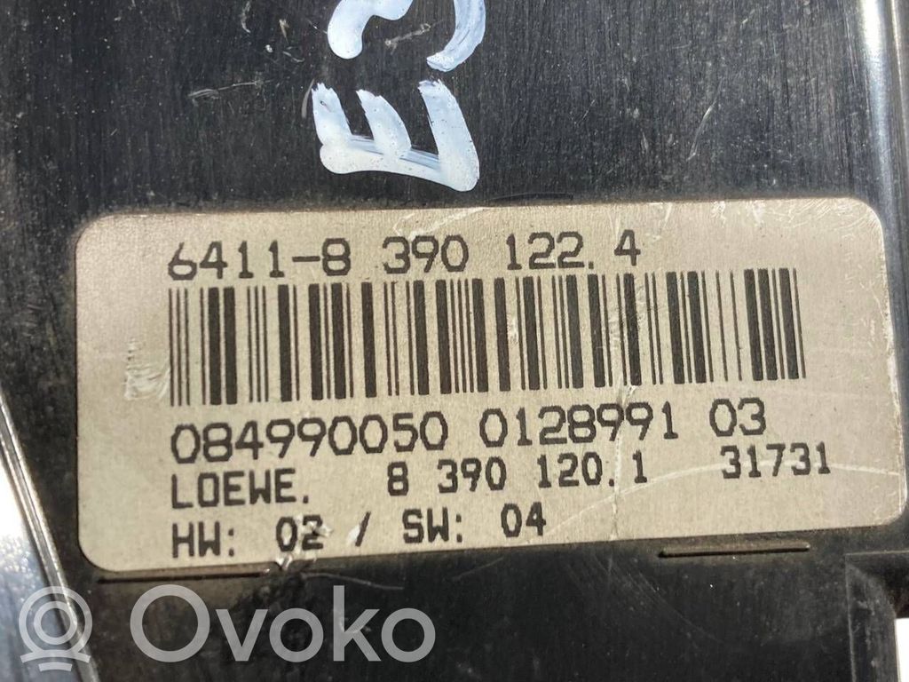 Gaisa kondicionēšanas / salona apsildes vadības bloks