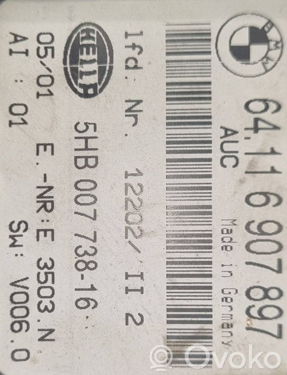 Gaisa kondicioniera / klimata kontroles / salona apsildes vadības bloks (salonā)