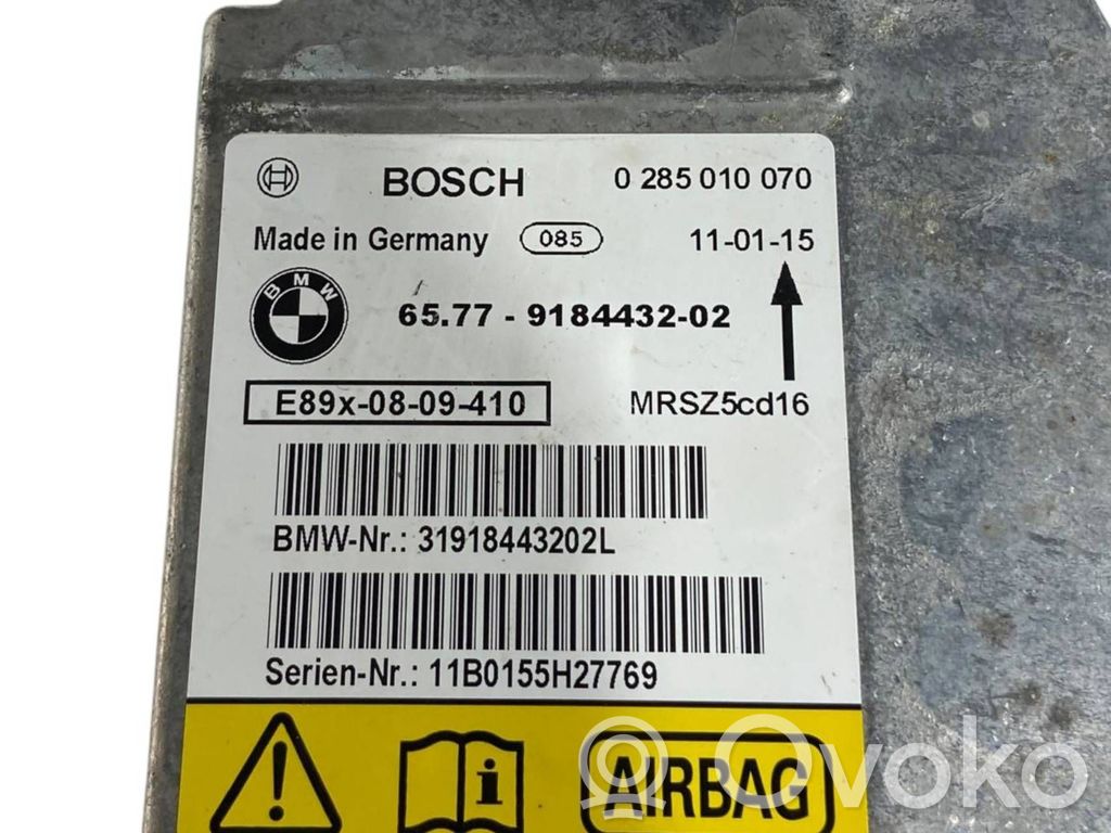 Gaisa spilvenu vadības bloks