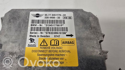 Gaisa spilvenu vadības bloks