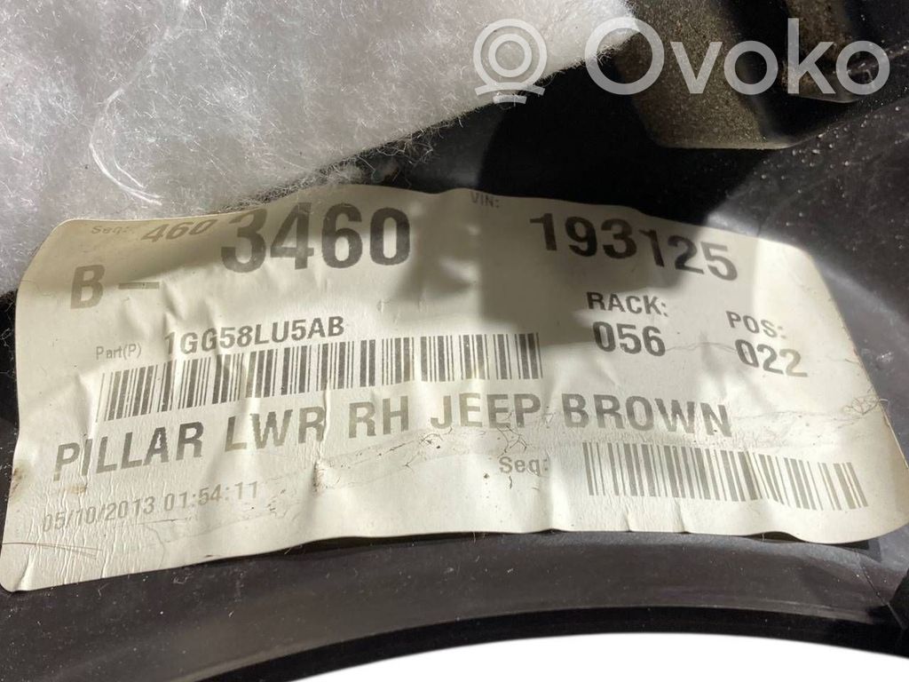 (B) statņa dekoratīvā apdare (apakšdaļa)