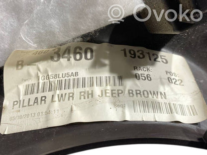 (B) statņa dekoratīvā apdare (apakšdaļa)