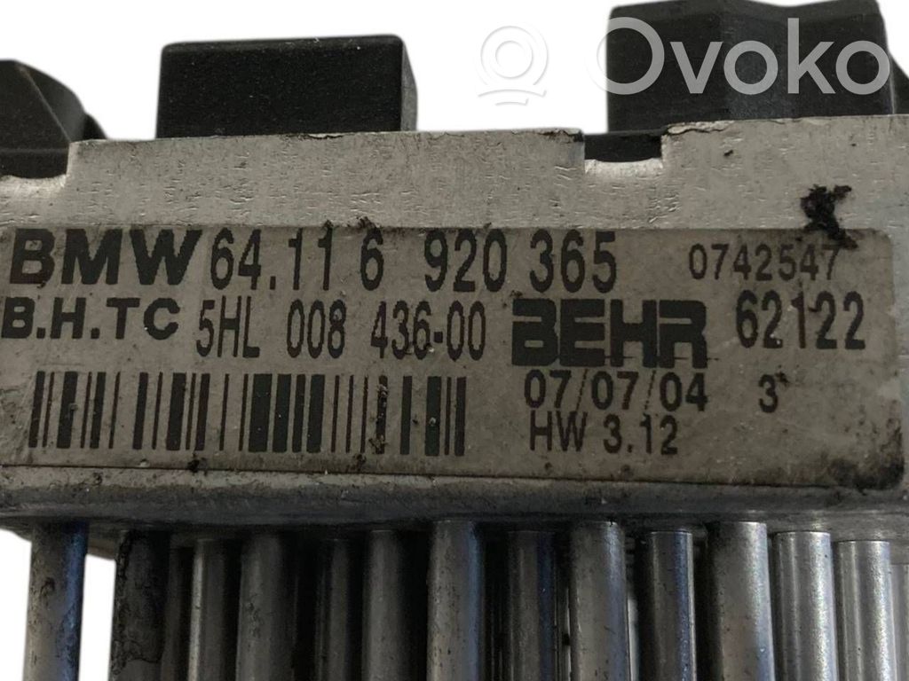 Mazā radiatora ventilatora reostats