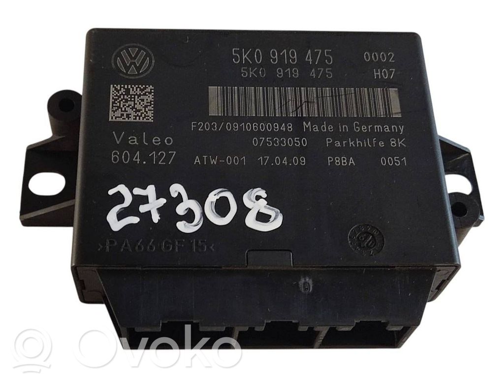 Parkošanas (PDC) vadības bloks